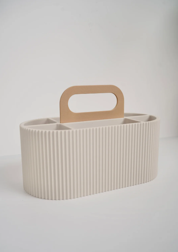 Desk organizer met meerdere vakken voor schrijfgerei